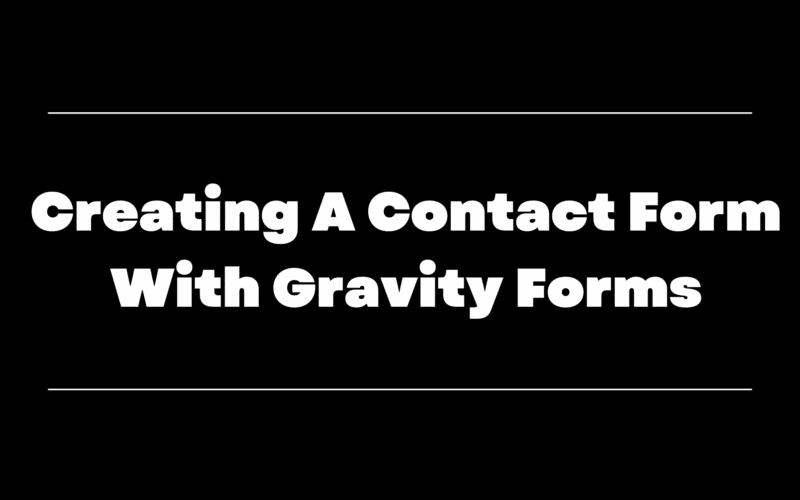 contact form